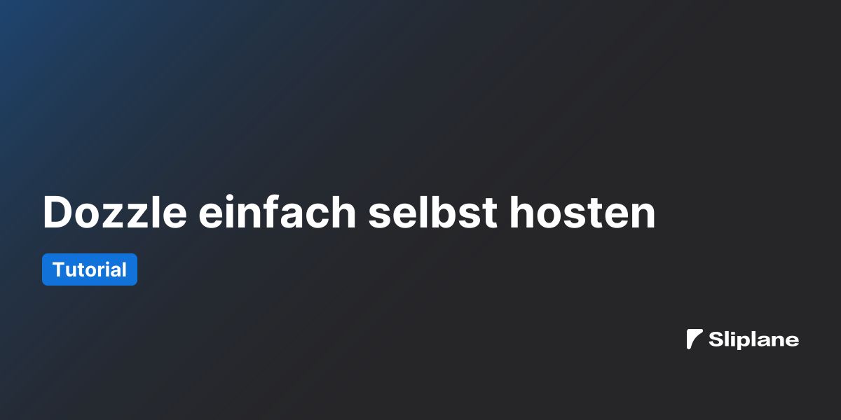 Dozzle einfach selbst hosten